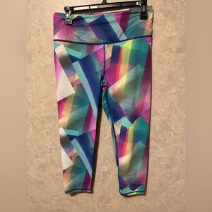 VSX Sport Knockout capri Medium Leggings Printed